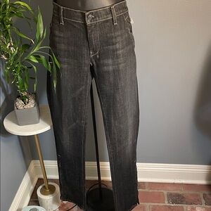 Vintage 7 For All Mankind Dark Gray Straight Jeans 31